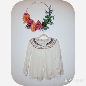 Style&co Boho oatmeal shirt